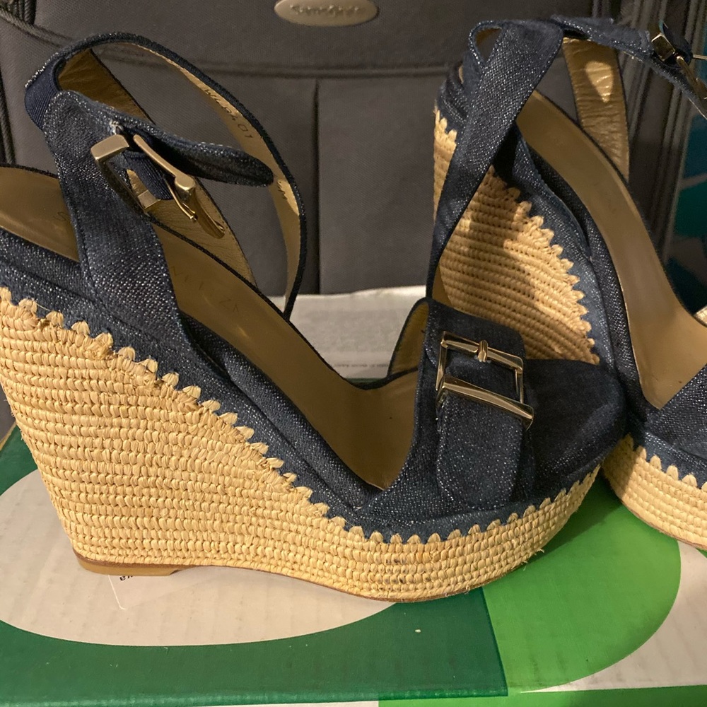 Stuart Weitzmam espadrilles wedges